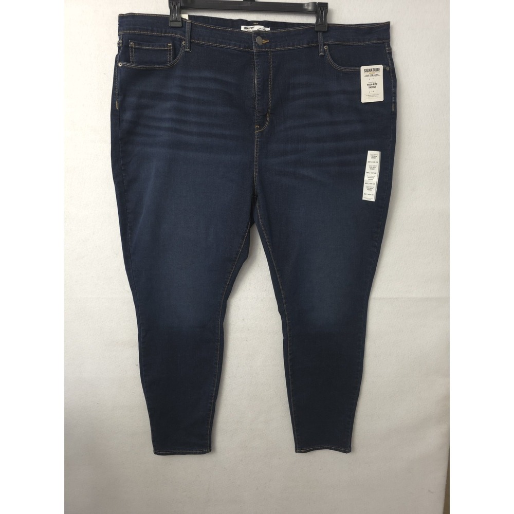 Signature Gold Levi Strauss Jeans Womens 28M-w39-L30 High Rise Skinny Totally